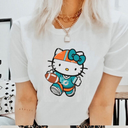 Miami Dolphins Cute Hello Kitty Football shirt