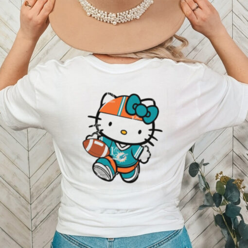 Miami Dolphins Cute Hello Kitty Football shirt