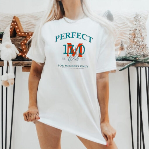 Miami Dolphins football perfect 1972 club for members only T Shirt