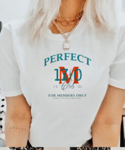 Miami Dolphins football perfect 1972 club for members only T Shirt