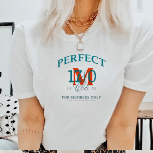 Miami Dolphins football perfect 1972 club for members only T Shirt