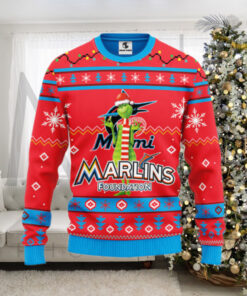 Miami Marlins Funny Grinch Ugly Christmas Sweater