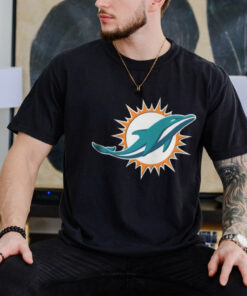 Miami_Dolphins Men's Tshirt, Classic Long Sleeve Tshirt Comfortable, Soft Cotton Long Sleeve T Shirts