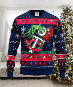 Minnesota Twins Grinch Ugly Christmas Sweater