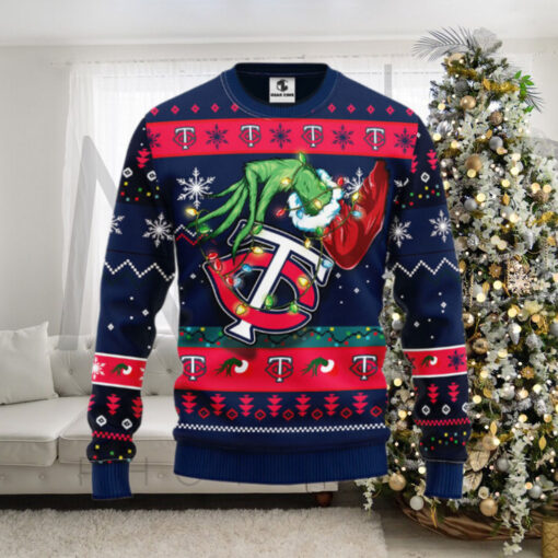 Minnesota Twins Grinch Ugly Christmas Sweater