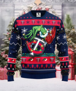 Minnesota Twins Grinch Ugly Christmas Sweater