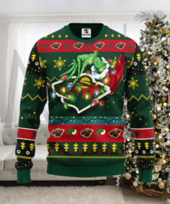 Minnesota Wild Grinch Ugly Christmas Sweater