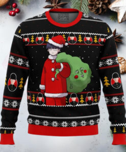 Mob Psycho 100 Santa Anime Ugly Christmas Sweater