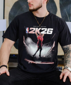 NBA 2K26 Rose Gold Edition Basketball Forever Chicago Bulls Derrick Rose T shirt