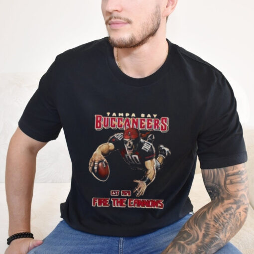 NFL Tampa Bay Buccaneers EST 1976 Fire The Cannons Mascot Shirt