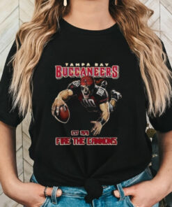 NFL Tampa Bay Buccaneers EST 1976 Fire The Cannons Mascot Shirt