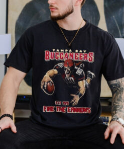 NFL Tampa Bay Buccaneers EST 1976 Fire The Cannons Mascot Shirt