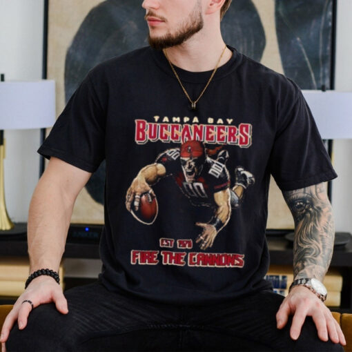 NFL Tampa Bay Buccaneers EST 1976 Fire The Cannons Mascot Shirt