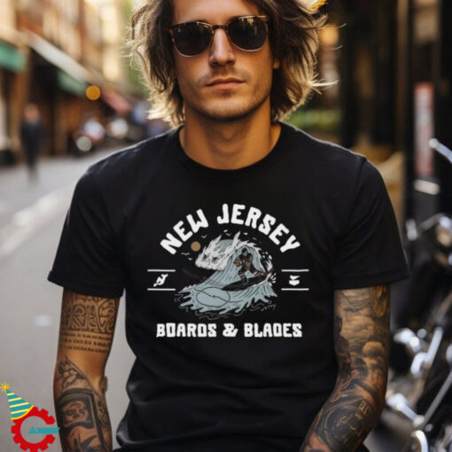 New Jersey Devils x Jetty Merch Boards And Blades t shirt