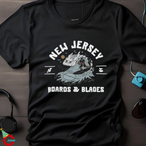 New Jersey Devils x Jetty Merch Boards And Blades t shirt