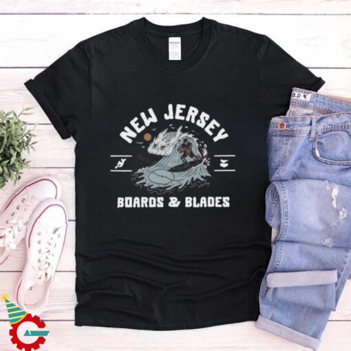 New Jersey Devils x Jetty Merch Boards And Blades t shirt