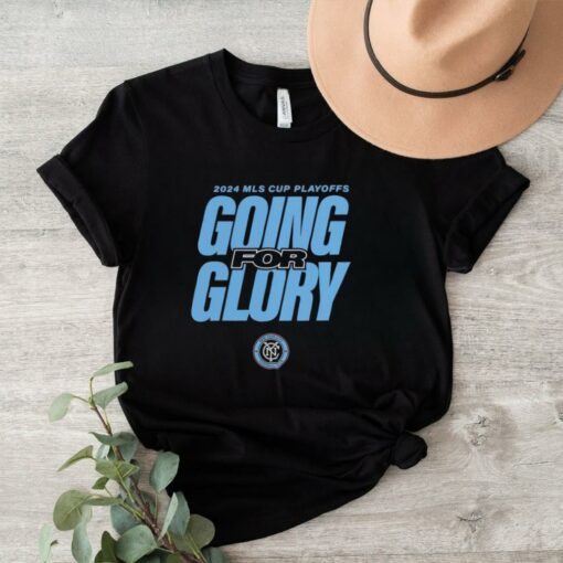 New York City FC Going For Glory 2024 MLS Cup Playoffs Shirts