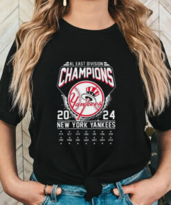 New York Yankees Al East Division Champions 1976 2024 Logo Unisex Vintage T Shirt