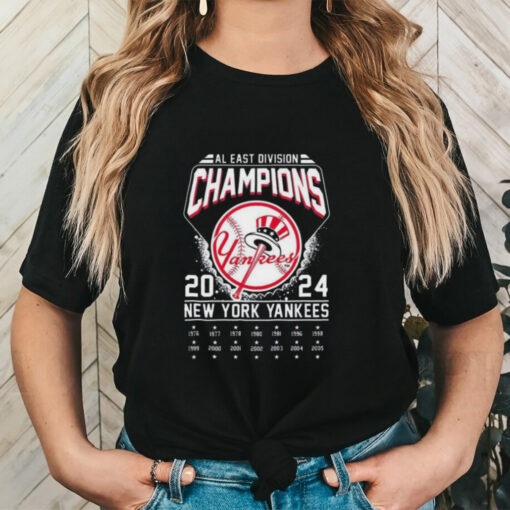 New York Yankees Al East Division Champions 1976 2024 Logo Unisex Vintage T Shirt