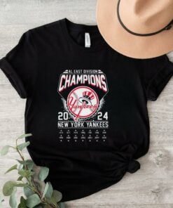 New York Yankees Al East Division Champions 1976 2024 Logo Unisex Vintage T Shirt