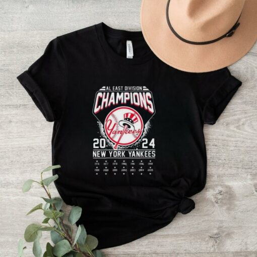 New York Yankees Al East Division Champions 1976 2024 Logo Unisex Vintage T Shirt