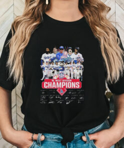 Nl West Division Los Angeles Dodgers National Champions Signatures 2024 Unisex Vintage T Shirt