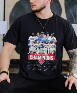 Nl West Division Los Angeles Dodgers National Champions Signatures 2024 Unisex Vintage T Shirt