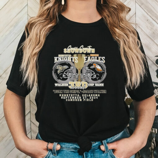 Official 2024 Knights Vs Eagles Walker 3rd Annual Cup Game Burn The Ships Shirt