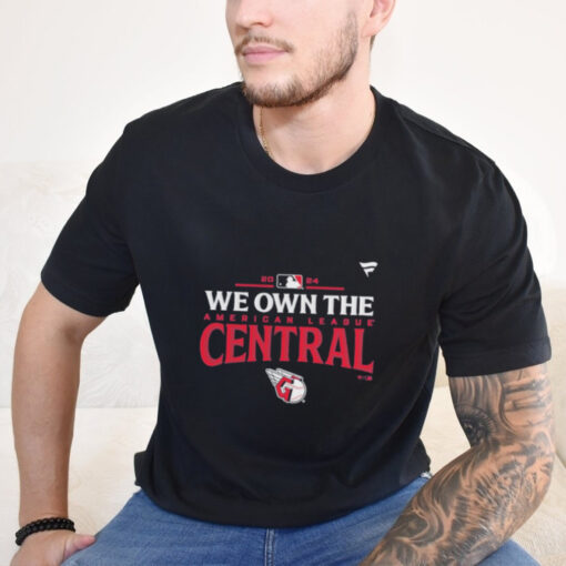 Official 2024 We Own The AL Central Cleveland Guardians T Shirt