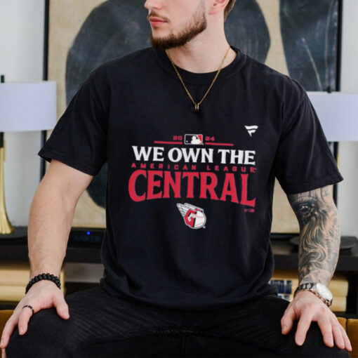 Official 2024 We Own The AL Central Cleveland Guardians T Shirt