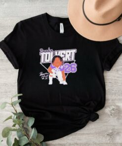 Official Brandon Tolvert #26 Tarleton State Texans football caricature signature t shirt