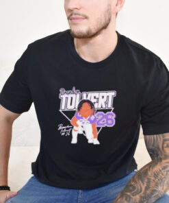 Official Brandon Tolvert #26 Tarleton State Texans football caricature signature t shirt