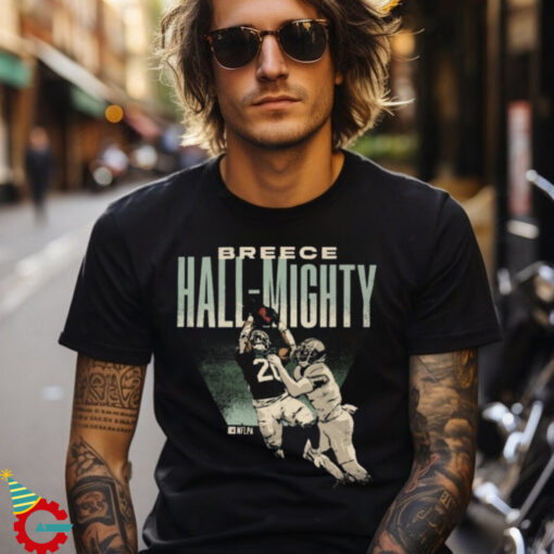 Official Breece Hall New York Jets NFL 2024 Hall Mighty t shirt