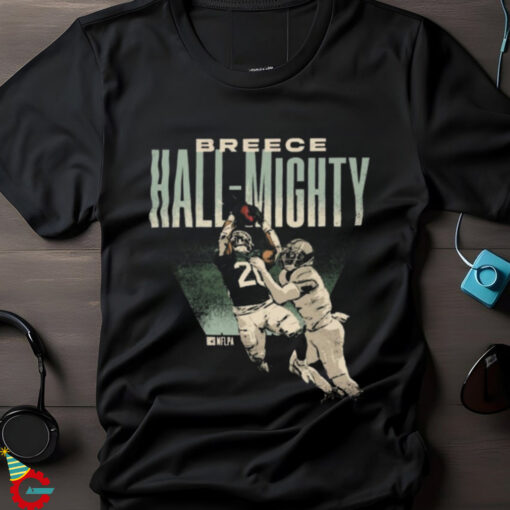 Official Breece Hall New York Jets NFL 2024 Hall Mighty t shirt