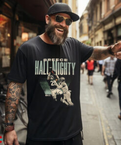 Official Breece Hall New York Jets NFL 2024 Hall Mighty t shirt