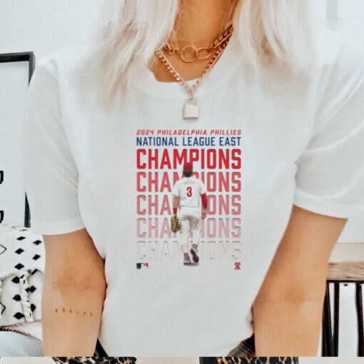 Official Bryce Harper 2024 Philadelphia Phillies National League East Champions shirt