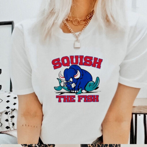 Official Buffalo Bills squish the fish Miami Dolphins shirt