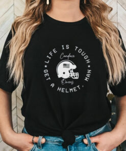 Official Candace Owens Wearing Life Is Tough Get A Helmet Man T Shirt