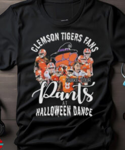 Official Clemson Tigers fan shake your Pants at Halloween dance shirt