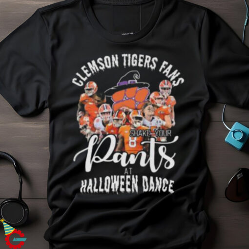 Official Clemson Tigers fan shake your Pants at Halloween dance shirt