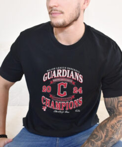 Official Cleveland Guardians 2024 AL Division Champs Franklin T Shirt