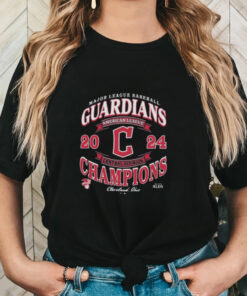 Official Cleveland Guardians 2024 AL Division Champs Franklin T Shirt