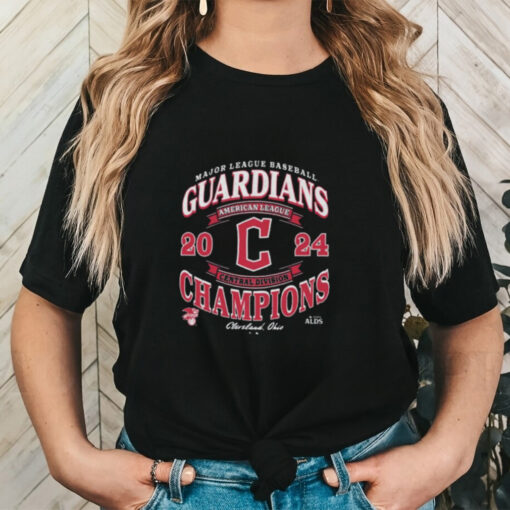 Official Cleveland Guardians 2024 AL Division Champs Franklin T Shirt