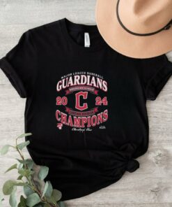 Official Cleveland Guardians 2024 AL Division Champs Franklin T Shirt