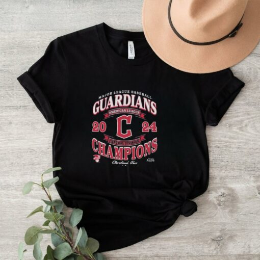 Official Cleveland Guardians 2024 AL Division Champs Franklin T Shirt