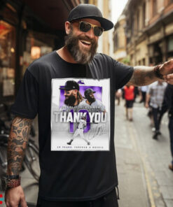 Official Colorado Rockies Charlie Blackmon Thank You 14 Years Forever A Rockie Signature Poster t shirt