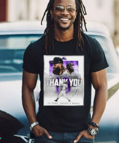 Official Colorado Rockies Charlie Blackmon Thank You 14 Years Forever A Rockie Signature Poster t shirt