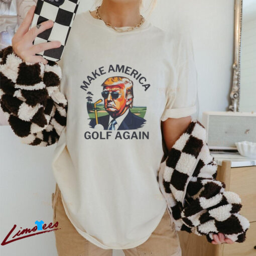 Official Donald Trump Golfing Make America Golf Again 2024 Shirt