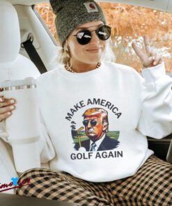 Official Donald Trump Golfing Make America Golf Again 2024 Shirt