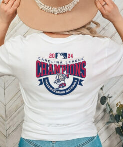 Official Fredericksburg Nationals 2024 MLB Carolina League Champions shirt